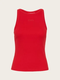 Drew sl Logo Tank - Haute Red