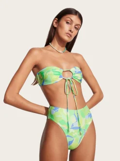 Dylla Bikini Bottoms - Galarosa Print