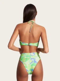 Dylla Bikini Bottoms - Galarosa Print