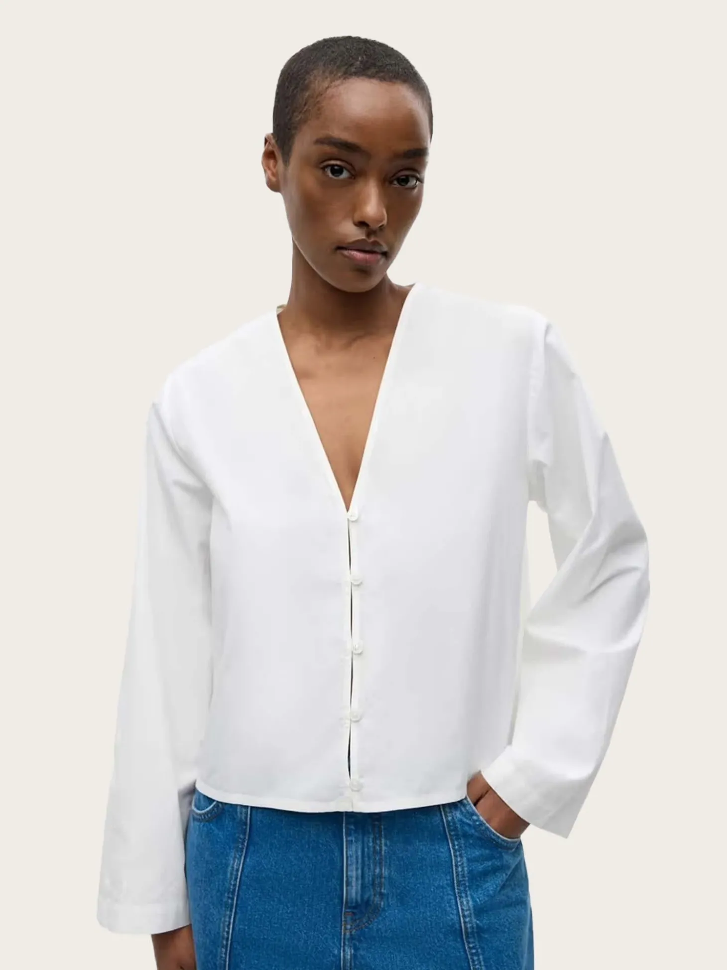 Enbail ls Shirt - Bright White