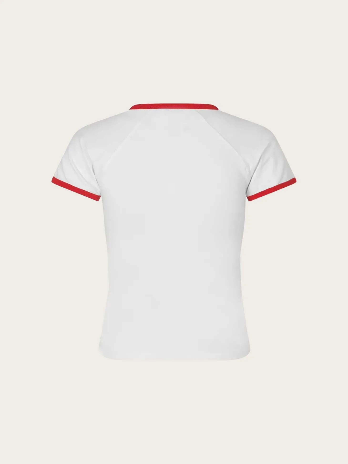 Enmolly ss Raglan Tee Solid - White Salsa