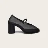 Esha Mesh Black Pumps