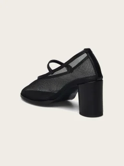 Esha Mesh Black Pumps