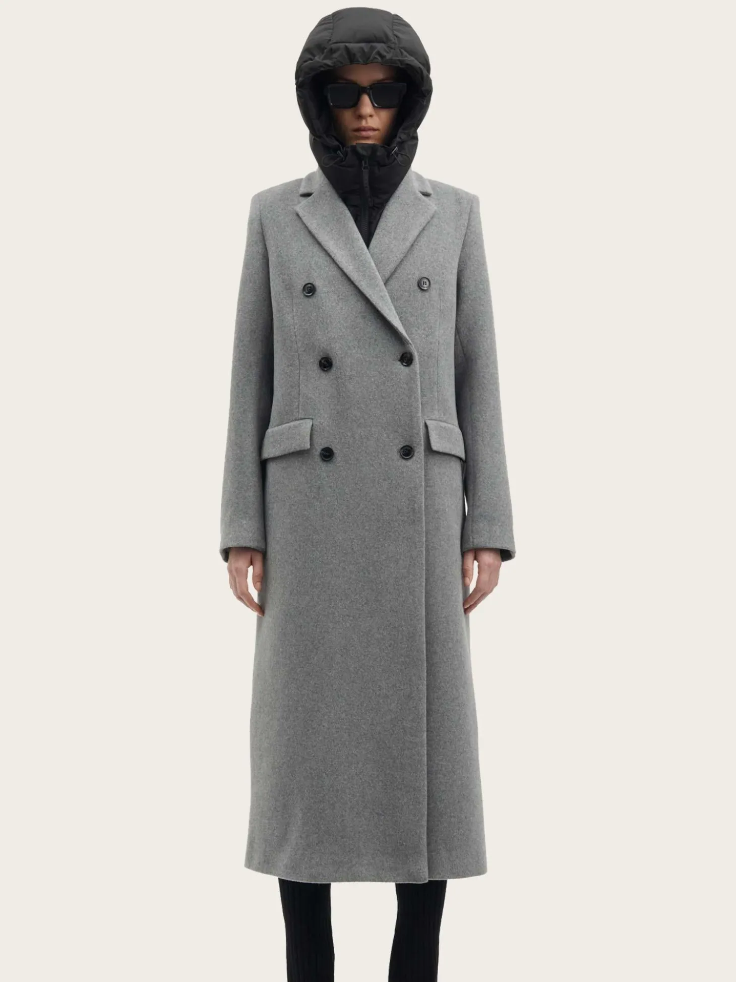 Falcon Coat - Grey Melange