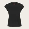 Fine Jersey Teasy Tee - Black