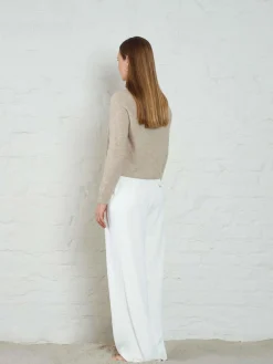 Fiona Summer Sweater - Lt Beige Melange