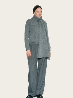 Fiona Sweater - Dk Grey Melange