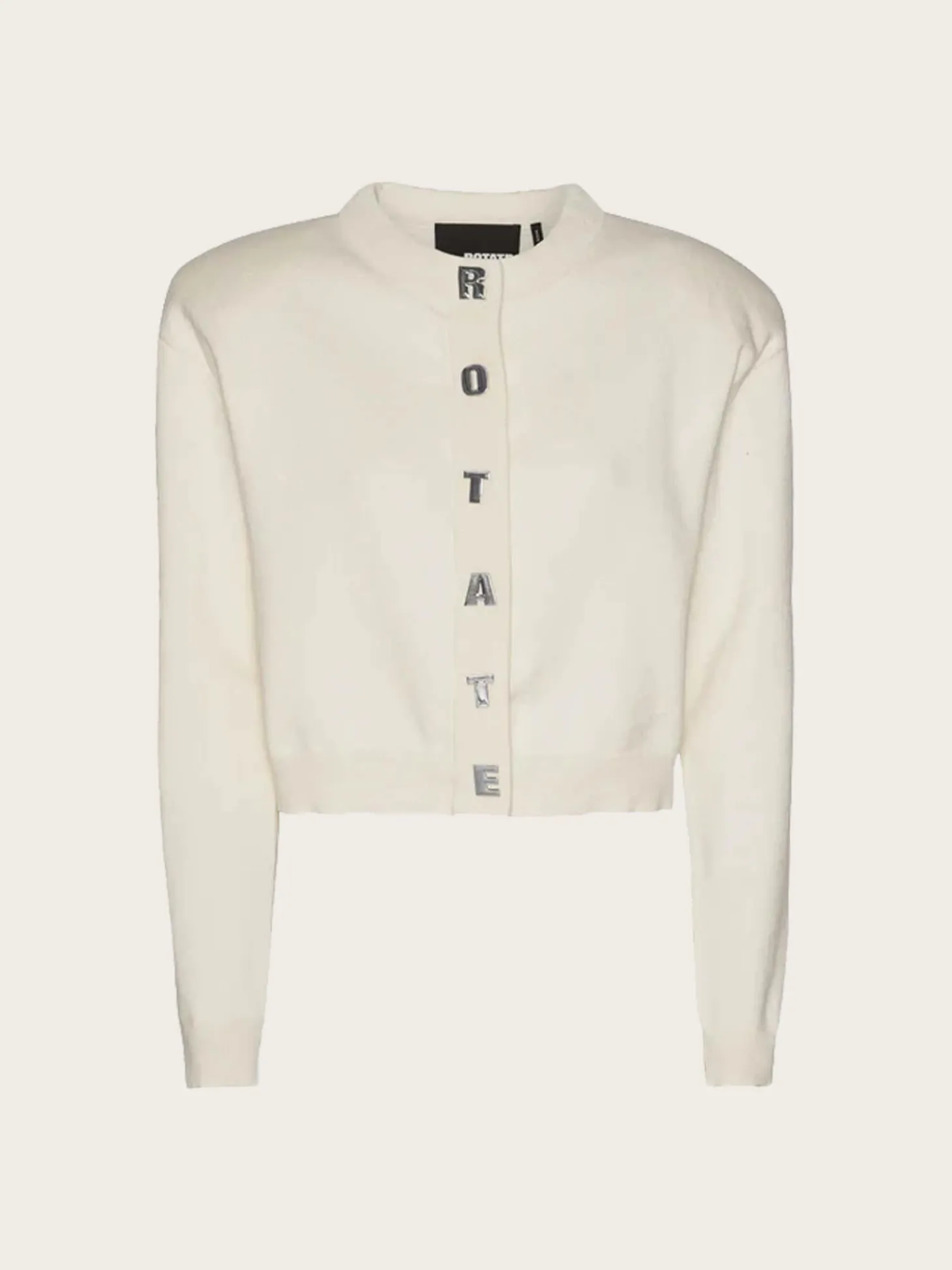 Firm Knit Cardigan - Egret