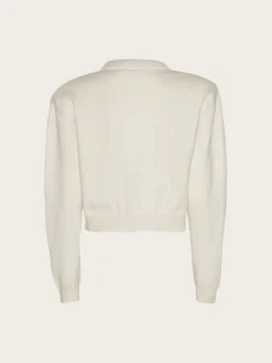 Firm Knit Cardigan - Egret