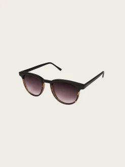 Francis Matte Sunglasses - Black Tortoise