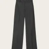 Fulva Perry Pants - Dark Grey Melange