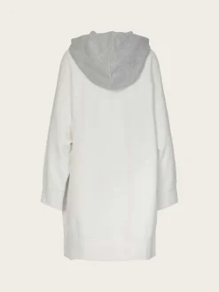 Hailey Hoodie - Light Grey Mel/Offwhite