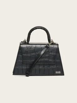 Harvey Croco Bag - Black