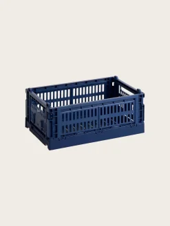 Hay Colour Crate Small - Dark Blue
