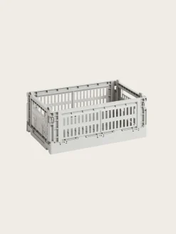 Hay Colour Crate Small - Light Grey