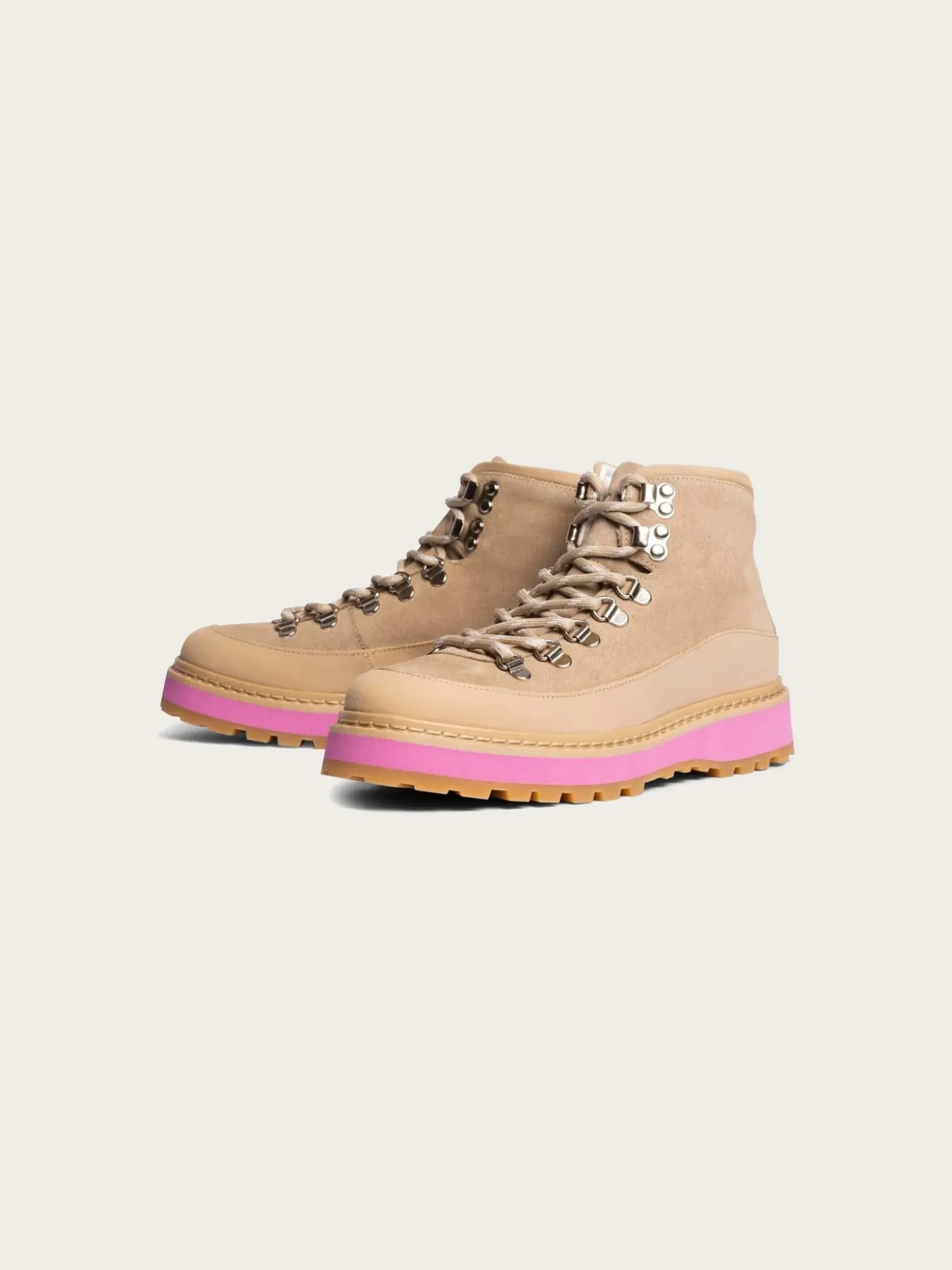 Hiking Core Cap Suede - Beige Pink