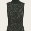 Hilma Lace Tank Top - Jet Set