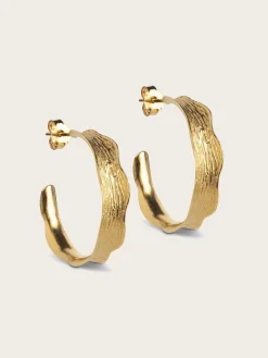 Hoops Ane Large - Gold