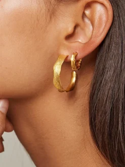 Hoops Ane Large - Gold