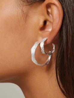 Hoops Ane Large - Silver