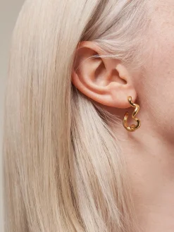 Hoops Curly - Gold