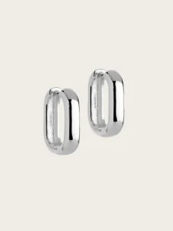 Hoops Square 18mm - Silver