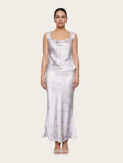 Hyro Skirt - Lilac Jasmine Print