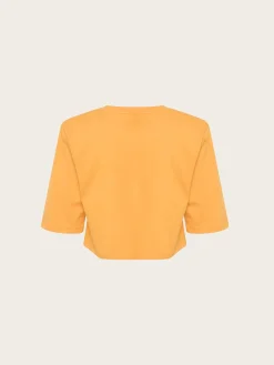 Jory Cropped Tee - Kumquat