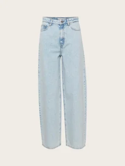 Kaily hw Wide Jeans - Light Blue Washed