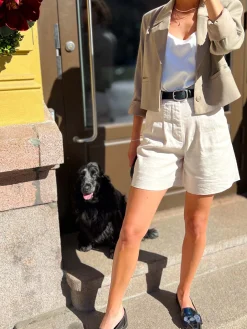 KarenFV Shorts 769 - Sand Linen