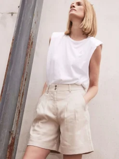 KarenFV Shorts 769 - Sand Linen