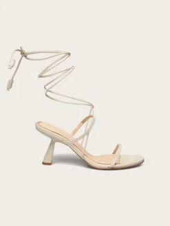 Kendra Leather Sandals - Cream