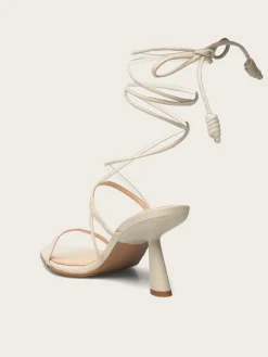 Kendra Leather Sandals - Cream