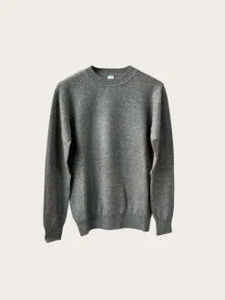 Knitted Crewneck Sweater - Pecan