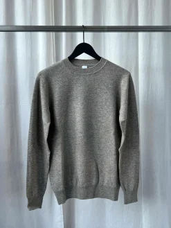 Knitted Crewneck Sweater - Pecan