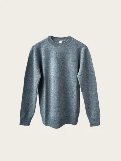 Knitted Crewneck Sweater - Vintage Grey