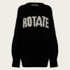 Knitted Logo Sweater - Black
