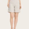 LauraFV Midi Shorts 769 - Sand Linen