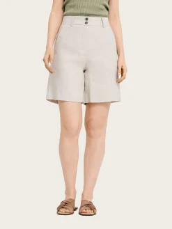 LauraFV Midi Shorts 769 - Sand Linen