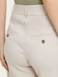 LauraFV Midi Shorts 769 - Sand Linen