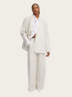 Liza Linen Blazer - Tammy Light Sand