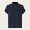 Majan ss shirt - Dark Sapphire