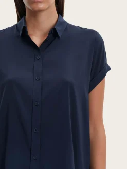 Majan ss shirt - Dark Sapphire