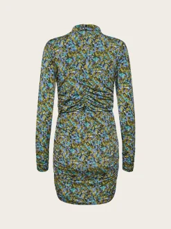 Milia Dress - Green/Blue Brush