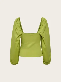 Mist Offshoulder - Dark Citron