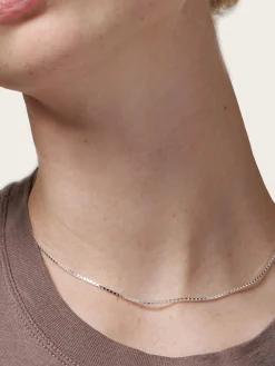 Necklace Box Chain 1,45 mm - Silver