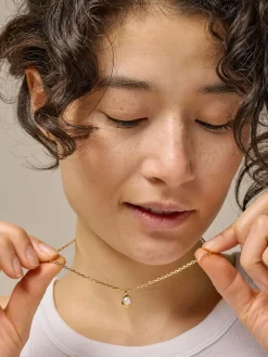 Necklace Darla - Pearl