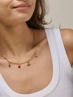 Necklace Medium Charm - Gold