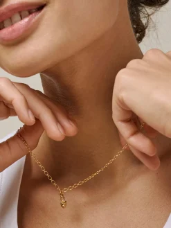 Necklace Simple Charm - Gold