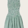 Noa Mini dress - Green Stripe